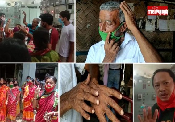 Power Cut hits Tripura's Various Parts : Group of Women Gherao Power Sub-Station in Udaipur, Public Vandalized Power Office at Maharani, Employees Injured : FIR Lodged against Attackers Power Cut hits Tripura's Various Parts : Group of Women Gherao Power Sub-Station in Udaipur, Public Vandalized Power Office at Maharani, Employees Injured : FIR Lodged against Attackers